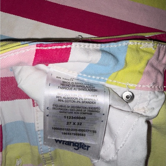 Wrangler x Barbie Women's Multicolor Striped Jeans - Picture 4 of 4